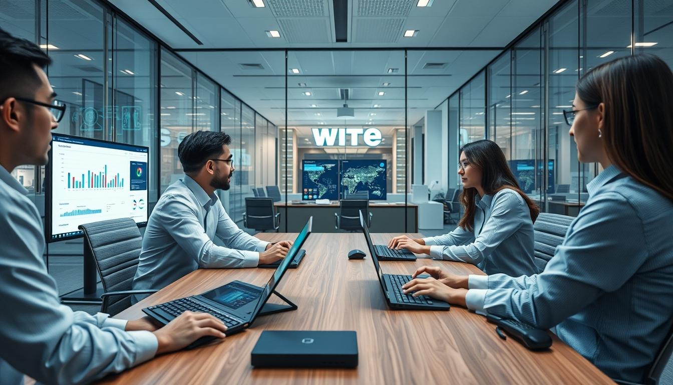 Business software planning session